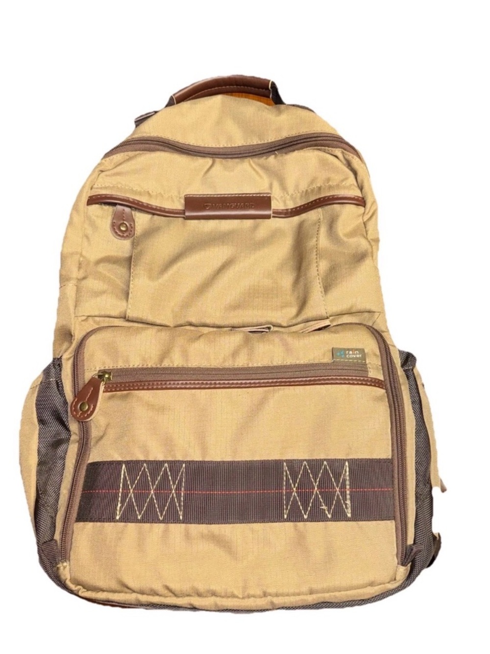 Vanguard Havana 48 Camera Backpack Beige Brown Rain Cover Accessory Compartments